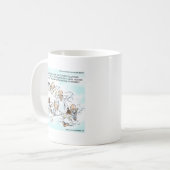Mug Médias Sociaux Célestes Drôles (Devant gauche)