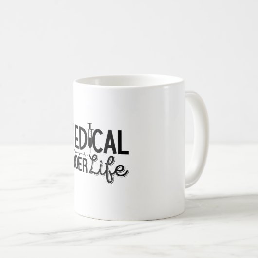 Mug Medical Coder Life Assistant ICD Programmer Coding (Devant droit)