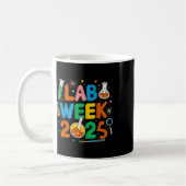 Mug Médicale Lab Scientist Retro Lab Week 2025 Phlebot (Gauche)