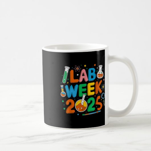 Mug Médicale Lab Scientist Retro Lab Week 2025 Phlebot (Droite)