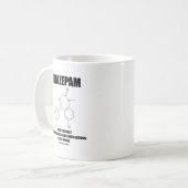 Mug Médicaments fréquemment prescrits de diazepam (Devant gauche)