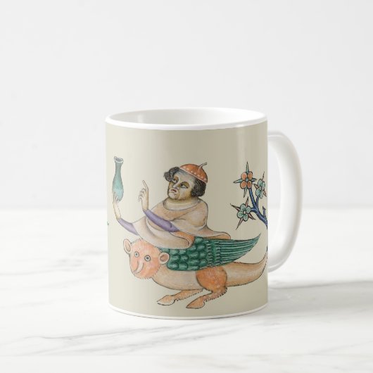 Mug Médiéval "J'Espère Sûrement Que C'Est Du Café" (Devant droit)