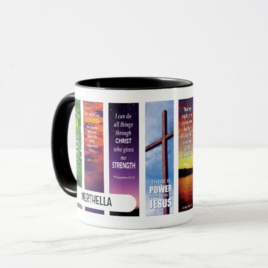 Mug MÉDITATION BIBLE chrétienne personnalisée (Devant gauche)