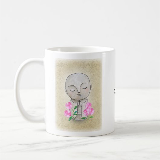Mug Méditation bouddhiste Jizo ArtAmateur de Yoga Nom  (Gauche)