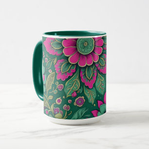 Mug Méditation en fleurs