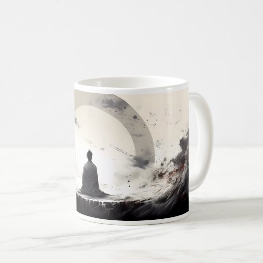 Mug Méditation Et Paix (Devant droit)