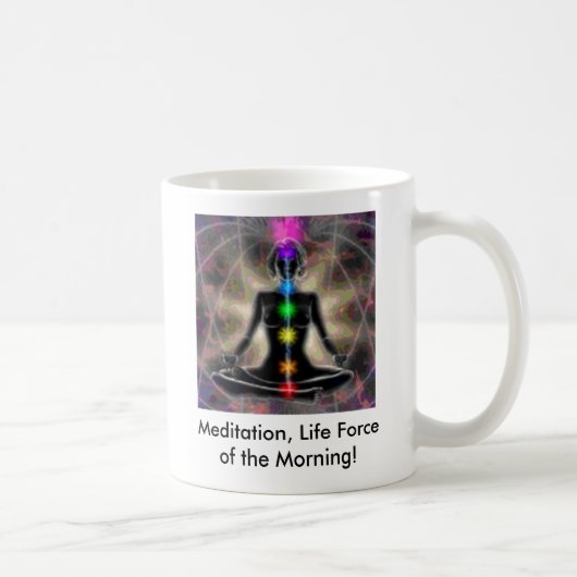 Mug Méditation, force de la vie du matin… (Droite)