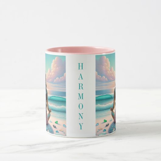 Mug Méditation Harmonie sur la plage (Centre)
