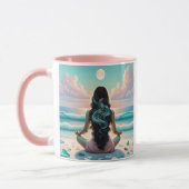 Mug Méditation Harmonie sur la plage (Gauche)