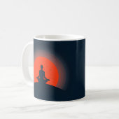 Mug Méditation Sunset Yoga (Devant gauche)