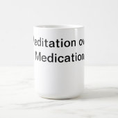Mug Méditation sur les médicaments (Centre)