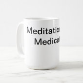 Mug Méditation sur les médicaments (Devant gauche)