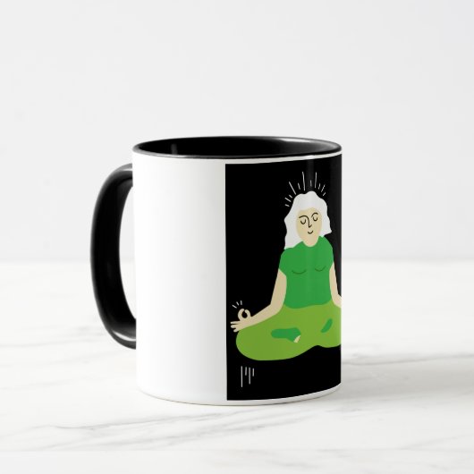 Mug méditation transcendante (Devant gauche)