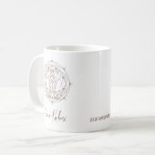 Mug Méditation Zen Mandala Et Relax Citation Nom (Devant gauche)