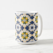 Mug Mediterranean Lemon Tile Italian Talavera (Devant droit)