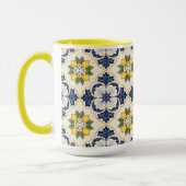 Mug Mediterranean Lemon Tile Italian Talavera (Gauche)