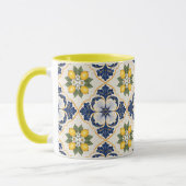 Mug Mediterranean Lemon Tile Italian Talavera (Gauche)