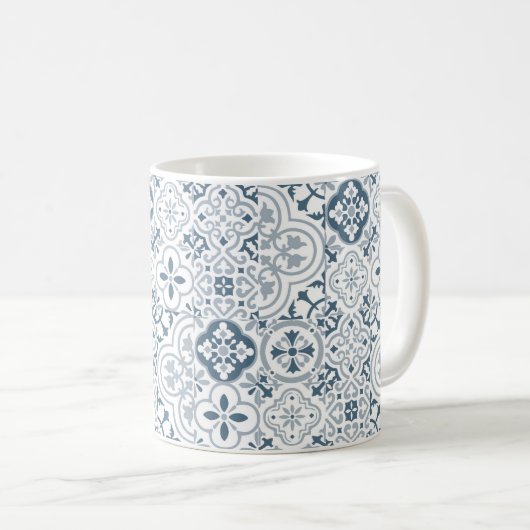 Mug Mediterranean Moroccan Tile pattern (Devant droit)