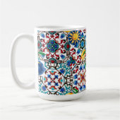 Mug méditerranéen, marocain, mosaïque, art du citron (Gauche)