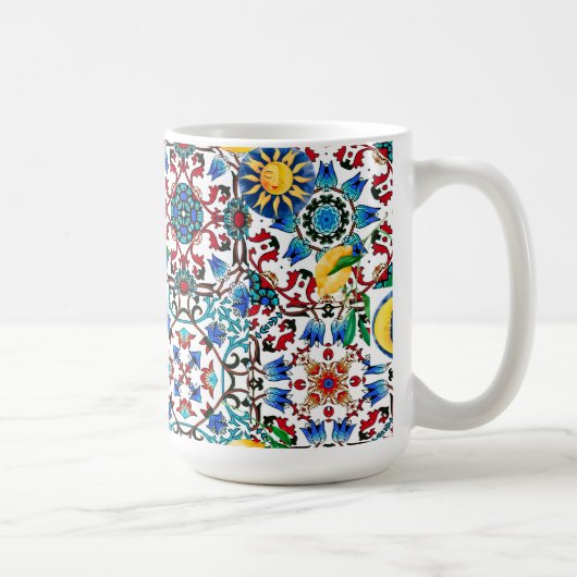 Mug méditerranéen, marocain, mosaïque, art du citron (Droite)