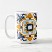 Mug méditerranéen, tuiles siciliennes, citrons     (Gauche)