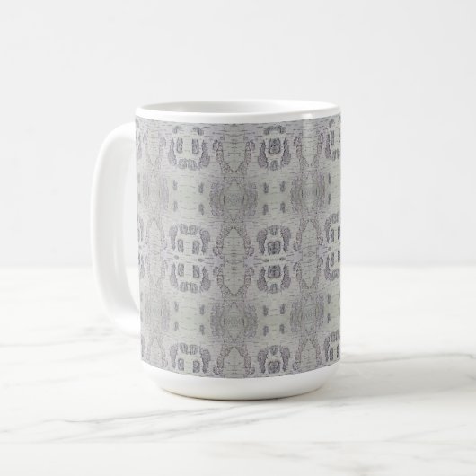 Mug Medium Birch Tree Bark Patterned (Devant gauche)