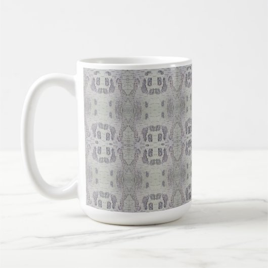 Mug Medium Birch Tree Bark Patterned (Gauche)