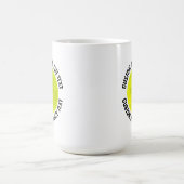 Mug Medium Personalized Text Pickleball 15 oz. Custom (Centre)