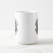 Mug Medium Personalized Text Pool 8 Ball 15 oz. Custom (Centre)