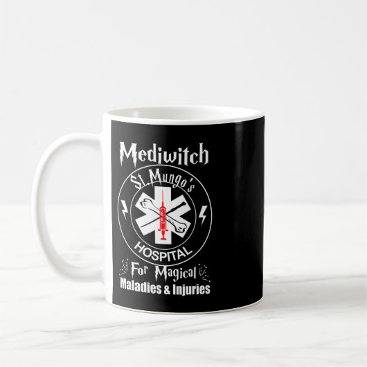 Mug Mediwitch Magical Staff St Mungo ' ; s Hospital (Gauche)