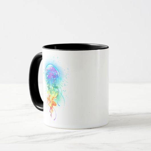 Mug Méduse arc-en-ciel (Devant gauche)