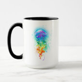 Mug Méduse arc-en-ciel (Gauche)