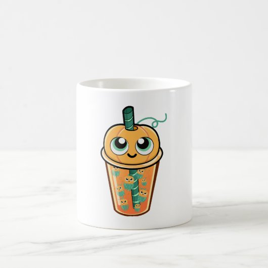 Mug Méduse de boba de citrouille (Centre)