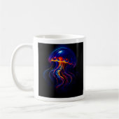 Mug Méduse Fluorescente Fond Marin (Gauche)