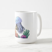 Mug Méduse Lanterne Océanique (Devant droit)