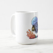 Mug Méduse Lanterne Océanique (Devant gauche)