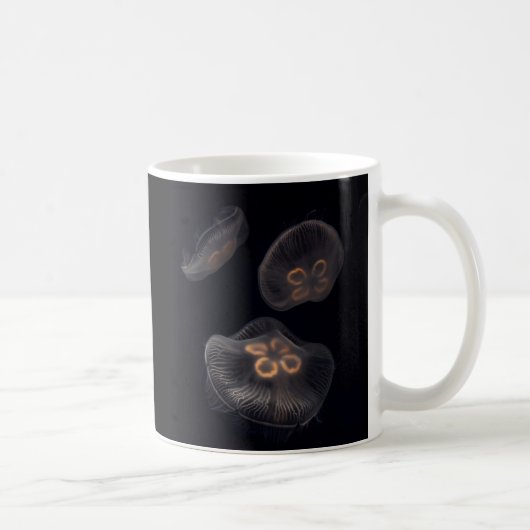 Mug Méduse lune nageant (Droite)