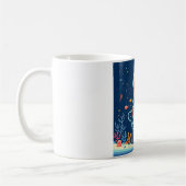 Mug méduse marine/plage/côtière (Gauche)