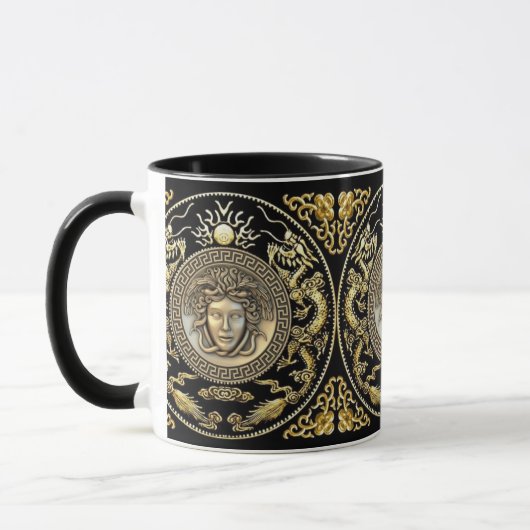 Mug Méduse orientale dorée (Gauche)
