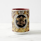 Mug Méduse sicilienne Trinacria Boug cadeau (Centre)