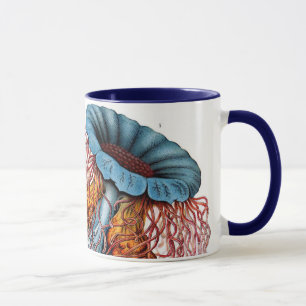 Mug Méduse vintage par Ernst Haeckel, Discomedusae