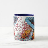 Mug Méduse vintage par Ernst Haeckel, Discomedusae (Centre)