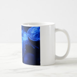 Mug Méduses au néon bleues