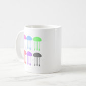 Mug Méduses d'arc-en-ciel sur le défilé (Devant gauche)