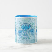 Mug Méduses mignonnes et bulles (Centre)