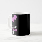 Mug Meemaw-saurus Rex Dino Dinosaure Meemawsaurus Drôl (Devant gauche)