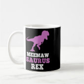 Mug Meemaw-saurus Rex Dino Dinosaure Meemawsaurus Drôl (Gauche)