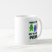 Mug Meeppeople Fun Board Game Life Motto (Devant droit)