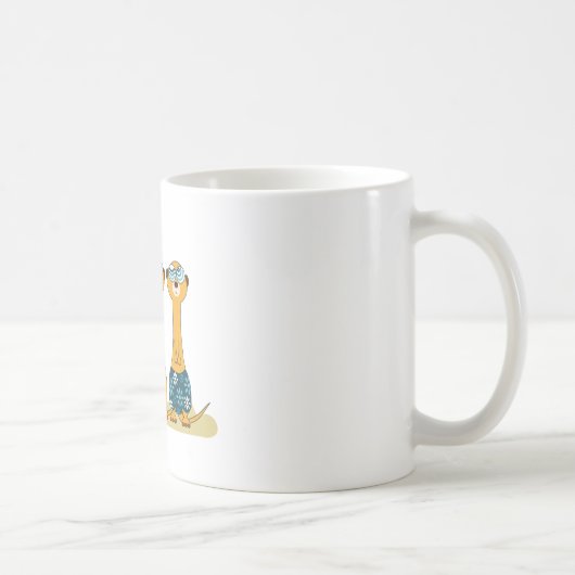 Mug Meercats surfant (Droite)