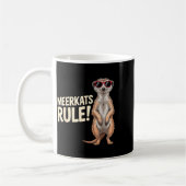 Mug Meerkat Design For Men Women Kids Zoo Keeper Safar (Gauche)